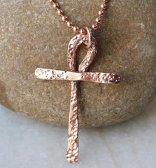 1 Pc Pure Copper Healing Cross Pendant Locket, Jewelry, Spiritual Kriya