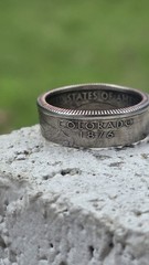 Handcrafted US Quarter Coin Ring | Sizes 4-14 | Any State | Amazing Gift