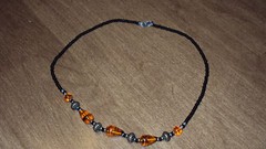 hand made beaded necklace colored beads bead jewelry 13 8