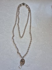 ONE OF A KIND | ROSE | Long Rosary Chain by Katia Designs