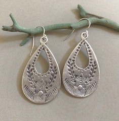 Artisan Jewelry Sterling Silver Sundance Charm Earrings