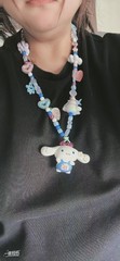 handmade hellokitty necklace