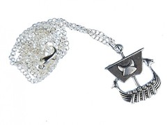 Viking Sailboat Necklace Ship Miniblings 45cm Viking Ship Silver