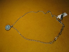 MARIANA GUARDIAN ANGEL SWAROVSKI CRYSTALS NECKLACE Turquoise Pearl Pendant SS PL