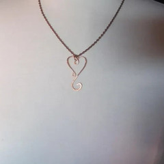 1 Pc Pure Copper Healing Spiral Pendant Locket, Jewelry, Spiritual Kriya