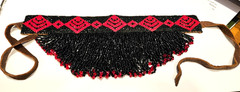 Seed bead choker Necklace purchased at Pendleton Roundup in 2000 Leather band