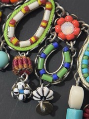 Ayala Bar Handcrafted Beaded Dangle Necklace