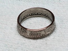 OKLAHOMA – Size 9 State Quarter Coin Ring