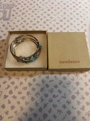 Natural Turquoise Sterling Silver Bangle Sundance Treasures Jewelry