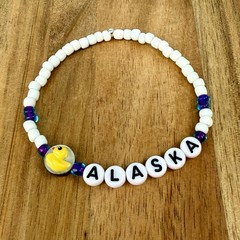 Alaska Cruise Duck Bracelets Handmade Stretch Bead Bracelets With Duck Magnets