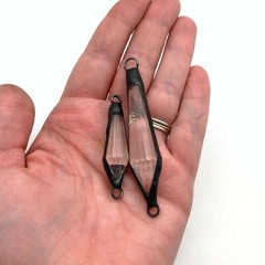 Pointed Clear Teardrop Chandelier Connector (Available in 2 Options) (SGP110)