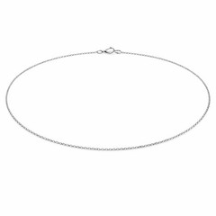 Stainless Steel Rolo Cable Chain Necklace Petite Minimalist Gift for Men Women