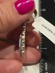 Sterling Silver 925 Golden Hills Pendant Southwestern Style