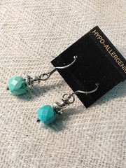 Special – Three Pairs Of Turquoise Earrings FREE SHIPPING