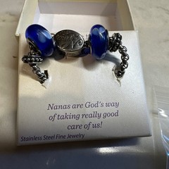 Hallmark Stainless Steel Nana Bracelet And Far Fetched Artisan Made Sisterhood