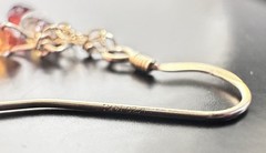 Faceted Gemstone Briolette Gold Filled Dangle Earrings Garnet Topaz Quartz
