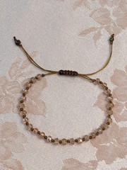 Ladies/Girls Czech Glass Beaded Autumn Bracelet, 6.5-7.0 Adjustable