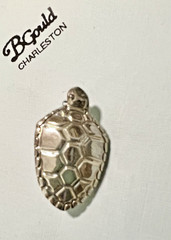 Sterling Silver Sea Turtle Loggerhead B Gould Charleston SC Pendant