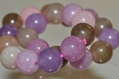7.2″ 8mm Distinctive~Muti-Hue RAINBOW TOURMALINE Stretch Bracelet – F1337