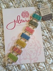 NEW JILZARA Handmade SQUARE Inlay Clay GYPSY SOUL REVERSIBLE TOGGLE Bracelet