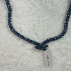 Himalayan Gems Made In Nepal Beaded 50 Strand Teal Necklace New See Pics