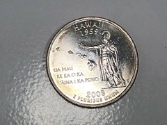 Hawaii Ring State Quarter Coin Ring Hand Made