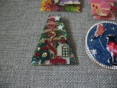 Vintage Lucinda Pins Cat Valentine Spring Christmas Cat Butterfly Retro