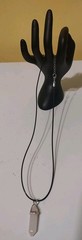 Empowering Jewelry Black 18-20″ Necklace Pendant Pointy Rose Quartz Geo Boho