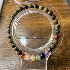 Chakra Stretch Bracelet – Natural Stone Beads 6mm – Fits 6.5-7.5” Wrist