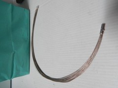RARE TIFFANY STERLING SILVER MULTI WIRE CHOKER COLLAR NECKLACE VELVET CASE + BAG