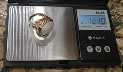 Moonstone Sterling Silver 925 Ring Beroni Designs Artisan Statement Gold Plated