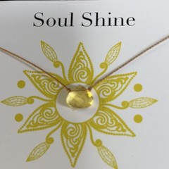 SoulKu Handcrafted Yellow Crystal Pendant Necklace Sunflower Soul Shine