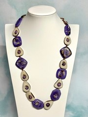 TAGUA NUT JEWELRY NECKLACE ARTISAN HANDMADE BOHO STATEMENT UNIQUE GIFT BRAND NEW