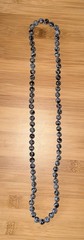 26 In Snow Flake Obsidian Necklace