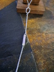 Handmade Vintage Amethyst/Silver Necklace.Unique-Change From One Necklace To Two