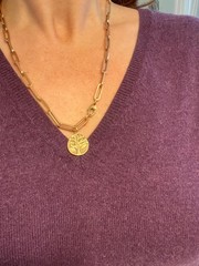 jes maharry 14k yellow gold pendant grow strong tree of life