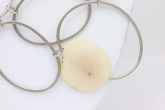 NWT Marcia Helman Artist Made Bib Necklace «Medusa» Modernist Statement MSRP $75