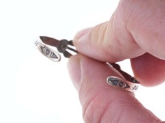 4.75″ c1940’s Bell Trading Post Fred Harvey Era child’s bracelet