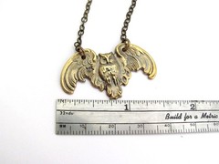 Owl Necklace Pendant Antiqued Brass Chain Birthday Anniversary Bird Cosplay Gift