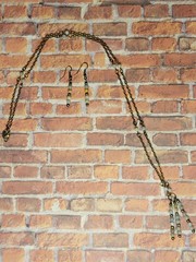 2-Piece Set made with Amazonite and Antique Bronze Findings