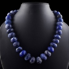 Blue Sapphire Amazing Cut 1084.Cts Beaded Awesome Jewelery Necklace VK 39 E594