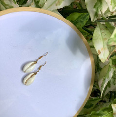 Cowrie Shell Earring Handmade Jewelry Women Beachwear Unique Summer Sea Fashion