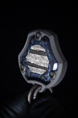 JK Design ARC Reactor Pendant One-Off Zirconium White Timascus Crystal Zircuti