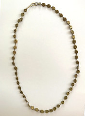 Bolinas, California – Necklace 1980s Brass Hand Made – one of a kind!