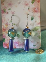 Woman’s Hand Crafted Earrings By Earth Dreams Sterling Silver 1.3/4 Inch