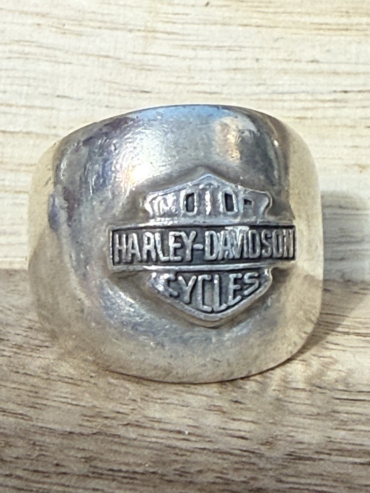 Vintage HARLEY DAVIDSON Sterling Silver RING Size 6