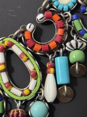 Ayala Bar Handcrafted Beaded Dangle Necklace
