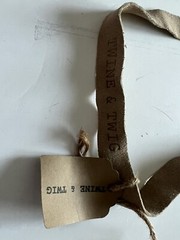 Twine & Twig Gold Paint Dipped Lg Double Tip Antler Necklace Suede Strap