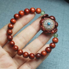 Zambian Rosewood Bracelet 8mm Beads Meditation Bracelet wood mala bracelet