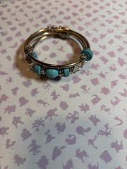 Natural Turquoise Sterling Silver Bangle Sundance Treasures Jewelry